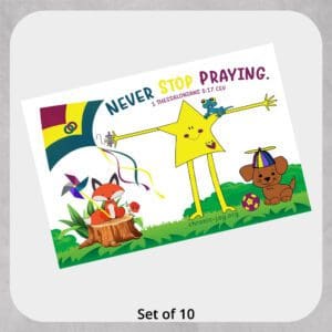 Never Stop Praying Flat Cards