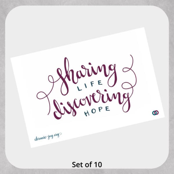 Sharing Life - Discovering Hope Flat Cards