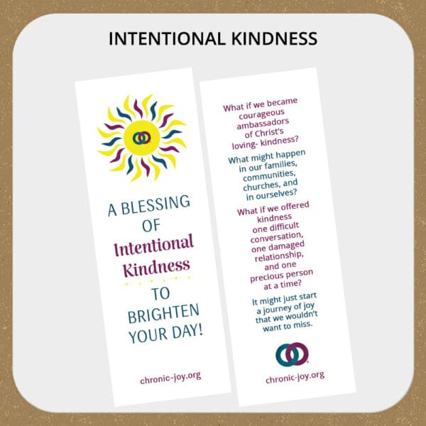 A Blessing of Intentional Kindness bookmark