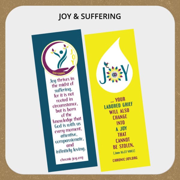 Joy and Suffering bookmark